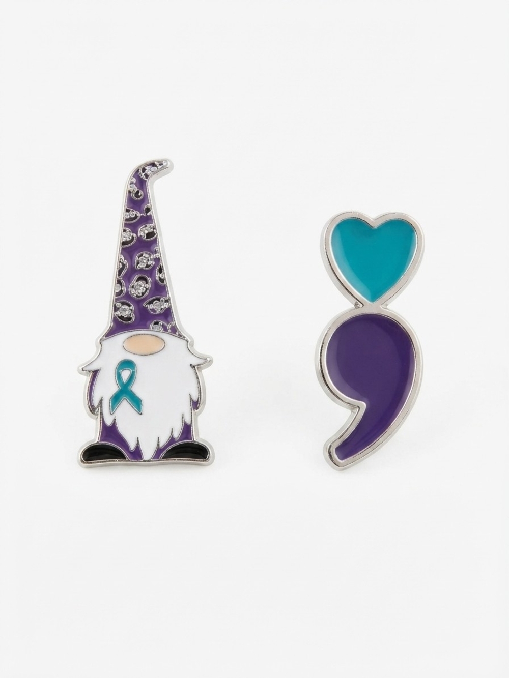 NEW Mental Health & Suicide Prevention Awareness Enamel Pins (0380)